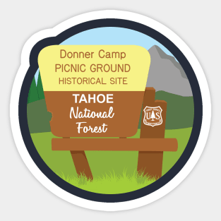 Donner Picnic Area Sticker